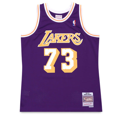 Dennis Rodman Los Angeles Lakers HWC Throwback NBA Swingman Jersey