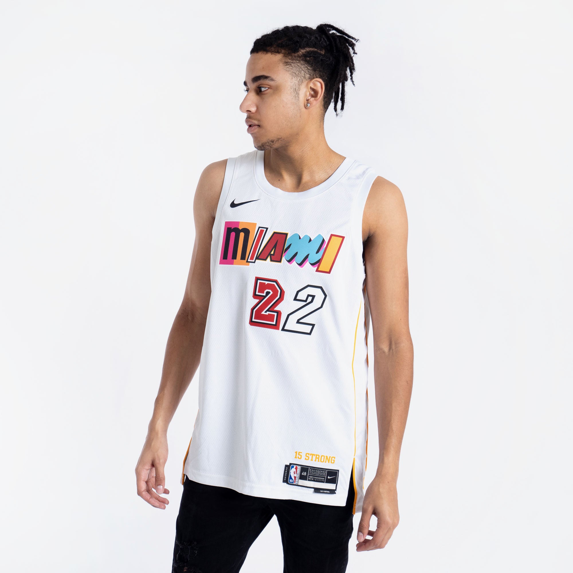 Jimmy Butler Miami Heat 2023 City Edition Youth NBA Swingman Jersey ...