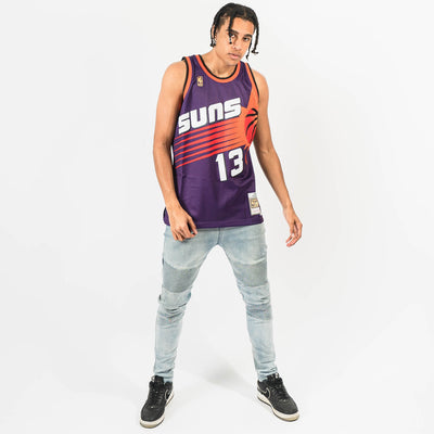 Mitchell & Ness Mens Steve Nash Phoenix Suns Swingman Jersey 'White' S