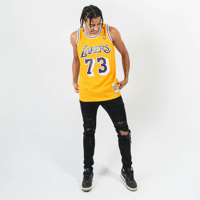 Mitchell & Ness x LA Lakers Shaq Coutside Black T-Shirt