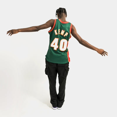 Men's Seattle Supersonics #40 Shawn Kemp 1997-98 Red Hardwood Classics Soul  Swingman Throwback Jersey on sale,for Cheap,wholesale from China