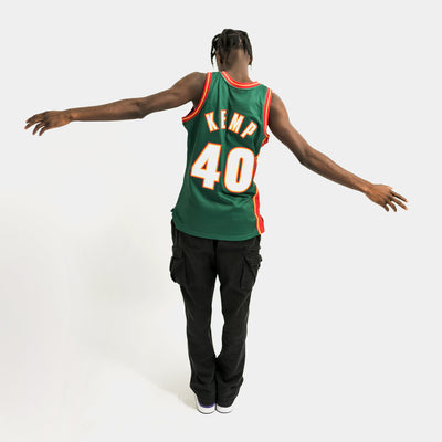 Seattle SuperSonics Shawn Kemp 1996 Cream Swingman Jersey – Simply Seattle