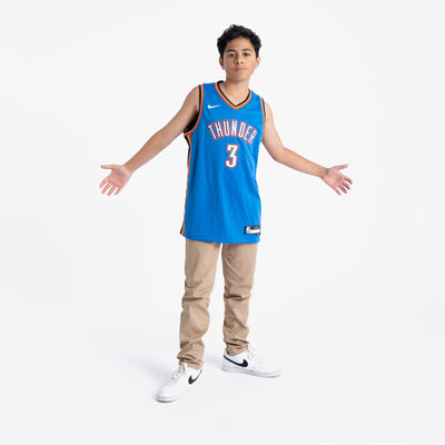 Oklahoma City Thunder Jordan Statement Edition Swingman Jersey 22 - Orange  - Josh Giddey - Youth