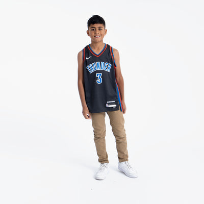 Nike Youth 2022-23 City Edition Houston Rockets Jalen Green #4 Dri-Fit Swingman Jersey - Navy - M Each