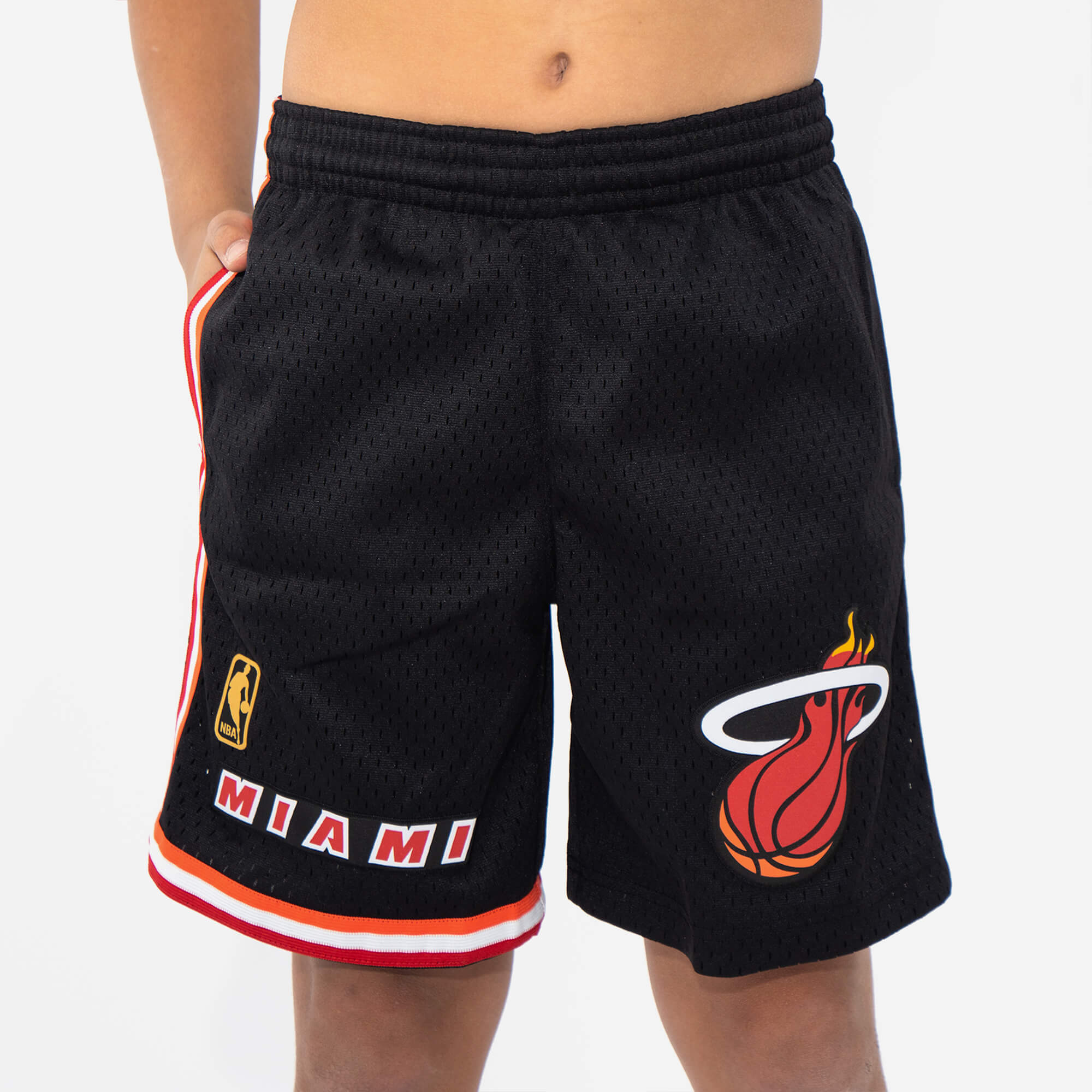 miami heat hardwood classic shorts