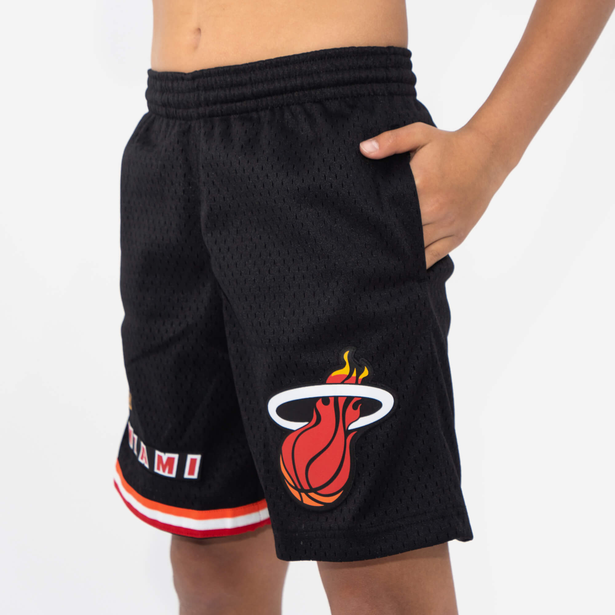 miami heat hardwood classic shorts