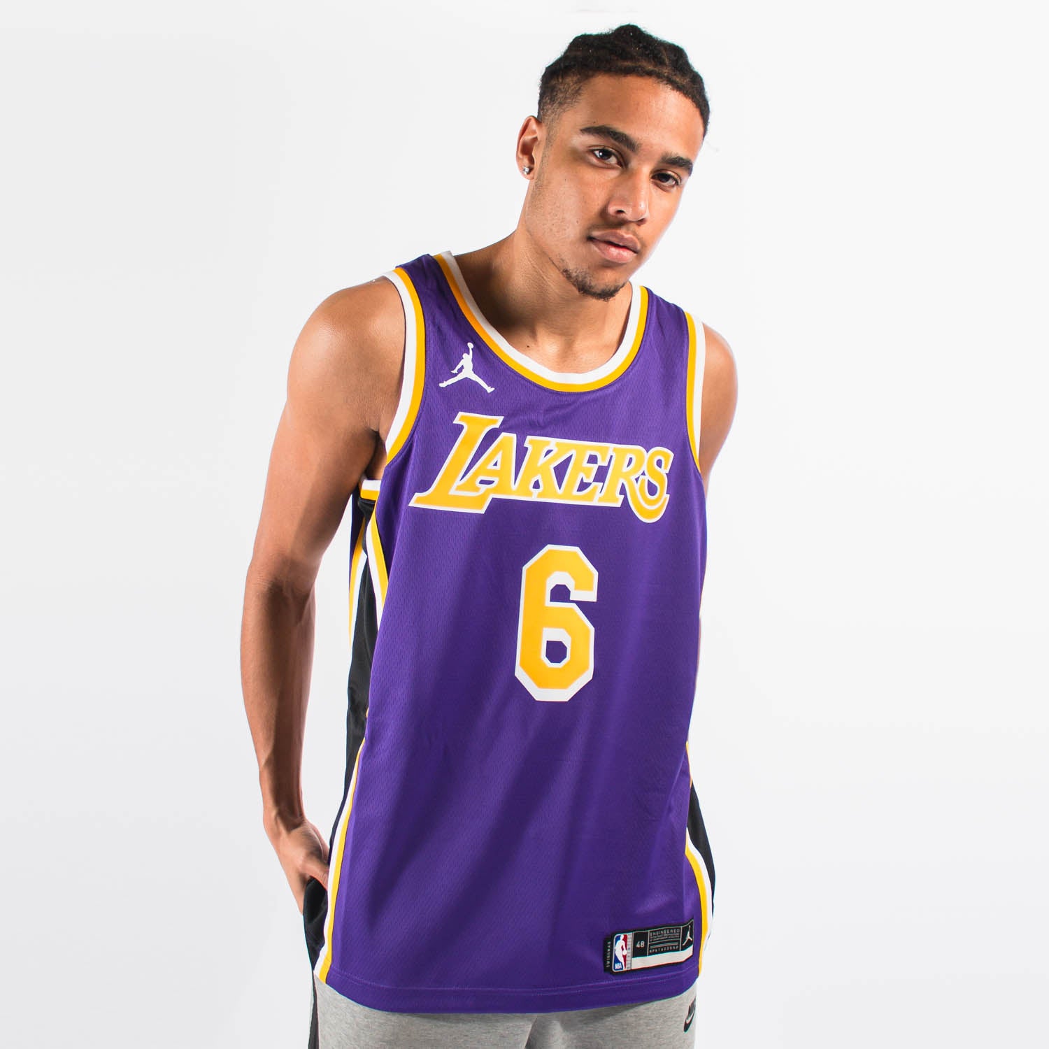 Nike LeBron James Lakers Swingman Jersey 2020 Yellow CW3669-738