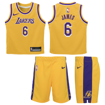 NA Maglia da Basket per Bambini, No.23 Lakers Jersey Set di 2