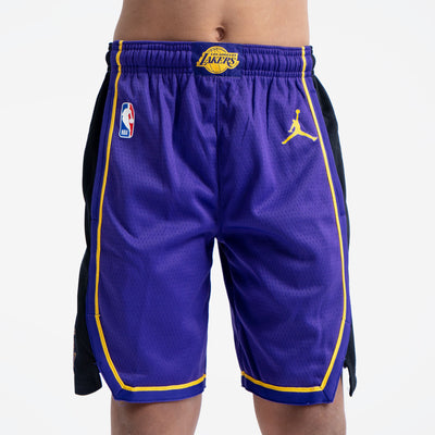 Los Angeles Lakers 2023 Icon Edition Swingman Youth NBA Shorts