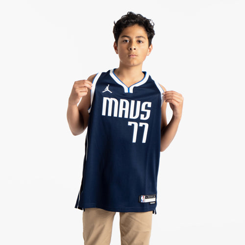  Luka Doncic Dallas Mavericks NBA Boys Youth 8-20 Blue Icon  Edition Swingman Jersey : Sports & Outdoors