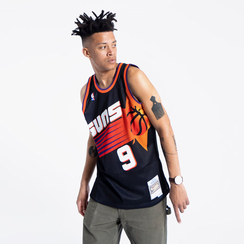 Shop Mitchell Ness Phoenix Suns Penny Hardaway 1999-2000 Swingman Jersey  SMJYAC18019-PSUBLCK99PHA black