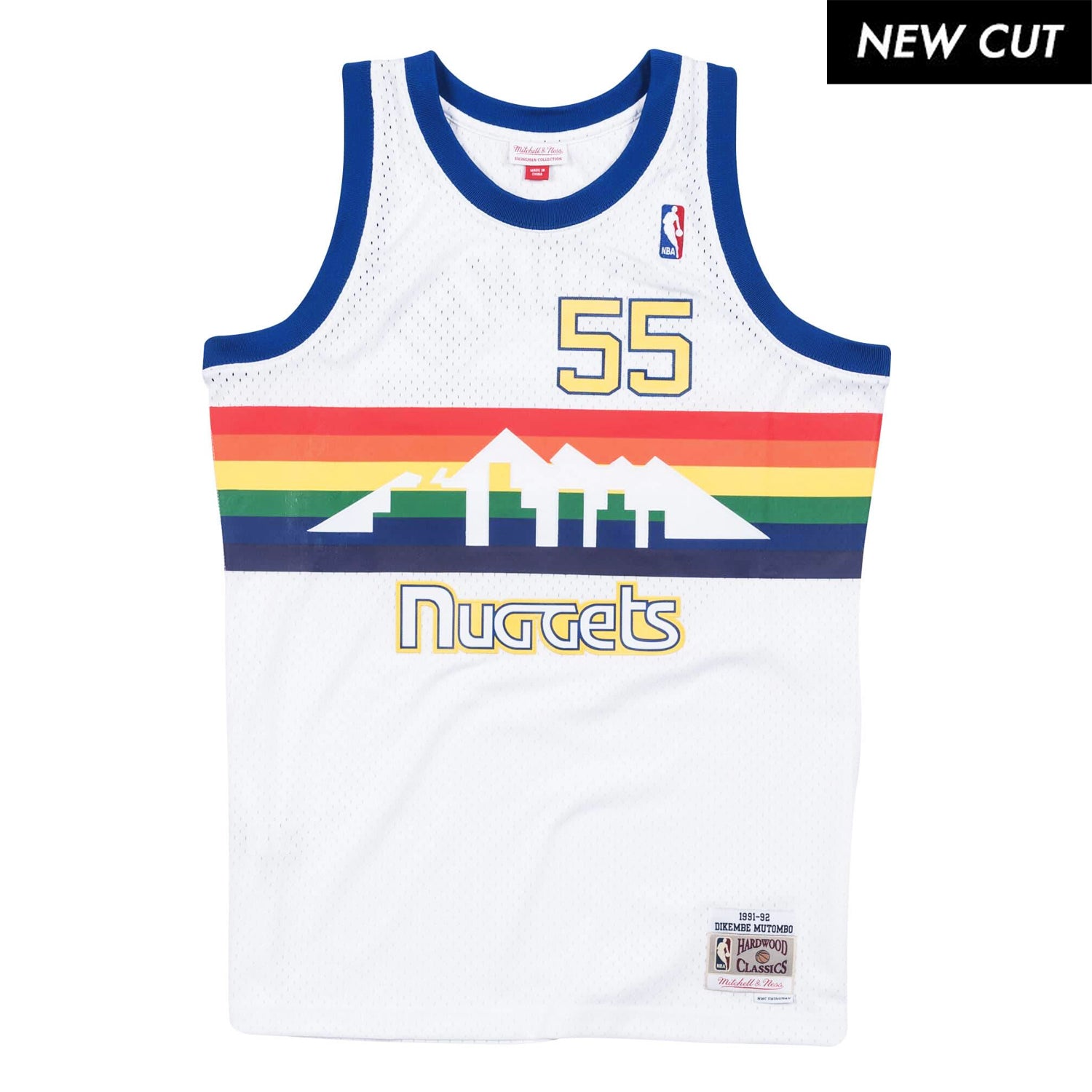 white nuggets throwback jersey