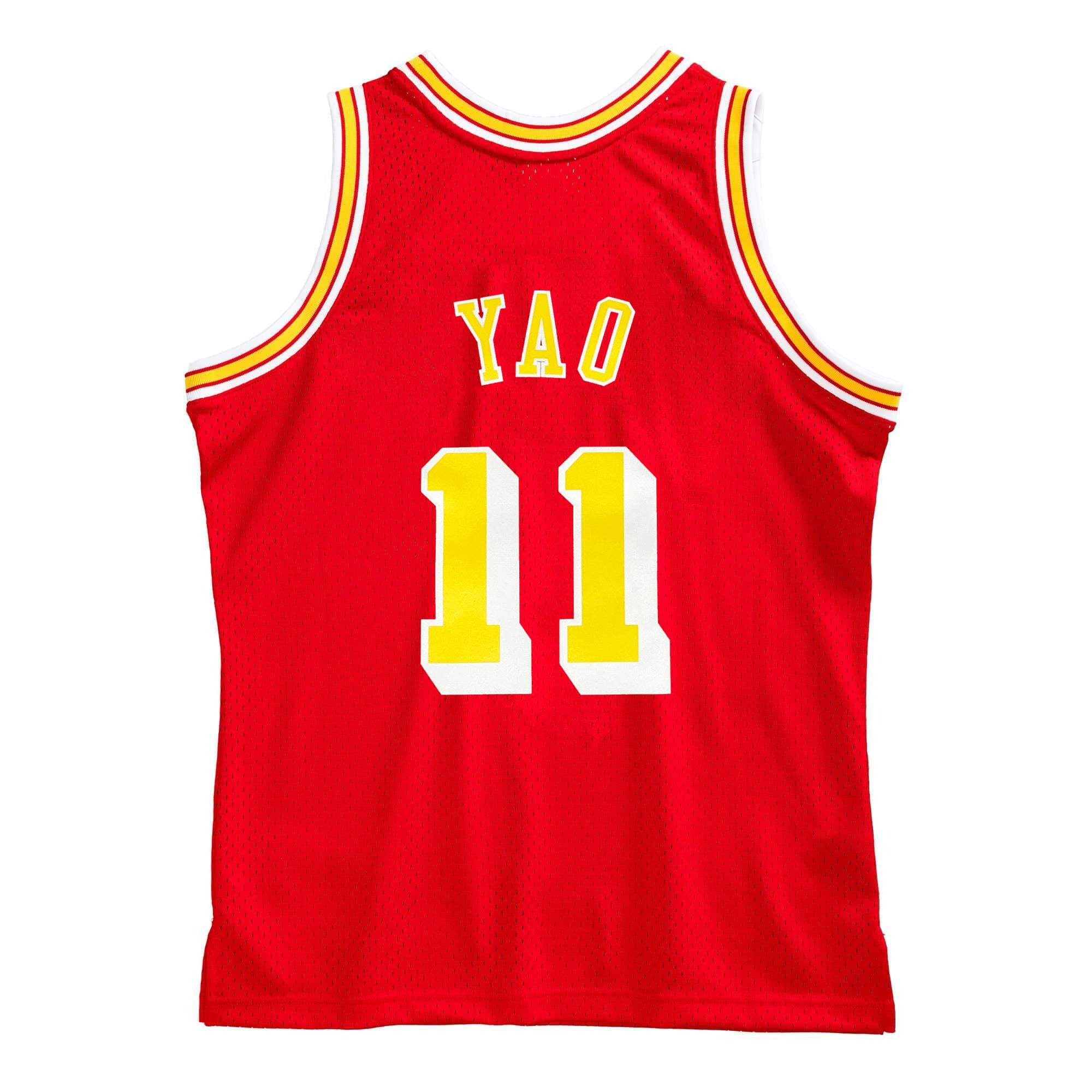 houston rockets red and yellow jersey