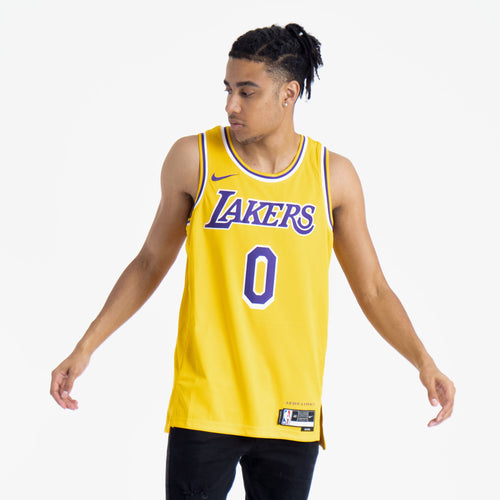 Nike Men's LeBron James Los Angeles Lakers 2022 City Edition Swingman Jersey, White, Size: XS, Polyester