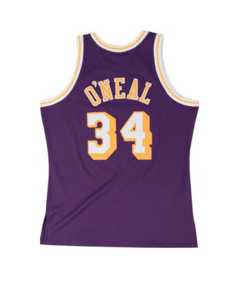Vintage Nike HWC NBA LA Lakers Shaquille O'Neal Blue Basketball