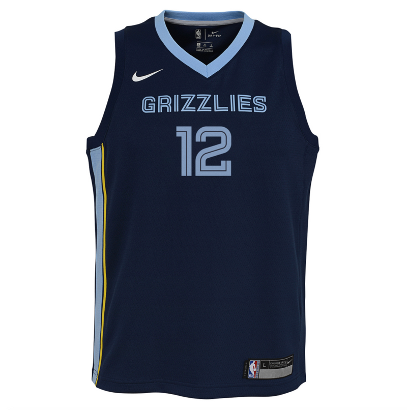Ja Morant Memphis Grizzlies 2021 Icon Edition Youth NBA Swingman Jerse