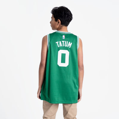 Nike Youth Boston Celtics Jayson Tatum #0 Swingman Jersey - Green - M Each