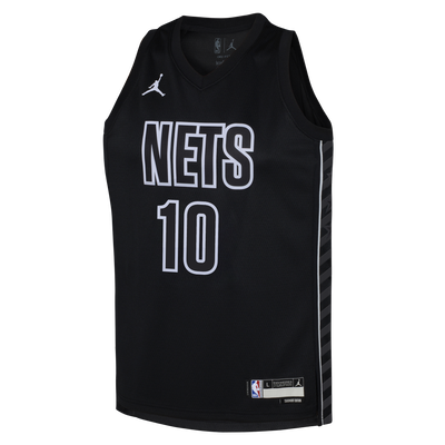 Brooklyn Nets Youth 8 Inseam Black NBA Replica Basketball Shorts
