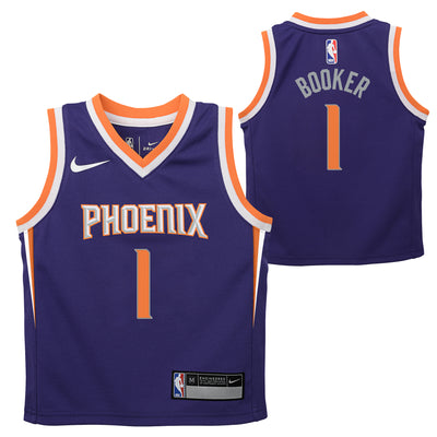 Devin Booker Phoenix Suns Jordan Brand Preschool 2022/23 Swingman Jersey -  Statement Edition - Black