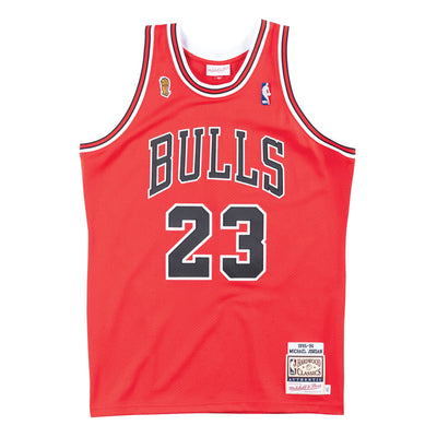 Michael Jordan Chicago Bulls 1996-97 HWC Throwback NBA Authentic
