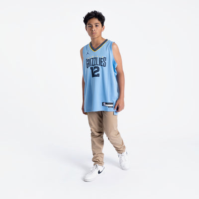 Ja Morant Memphis Grizzlies Jordan Brand 2022/23 Statement Edition Swingman  Jersey - Light Blue