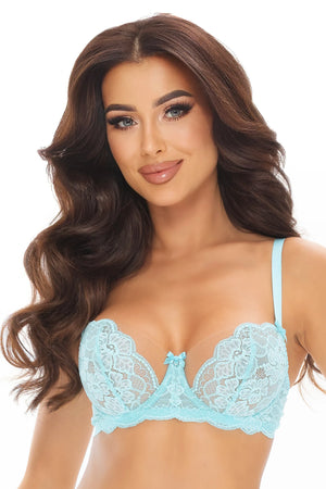 Floral Lace Balconette Bra Axami Allure - Lavinia Lingerie
