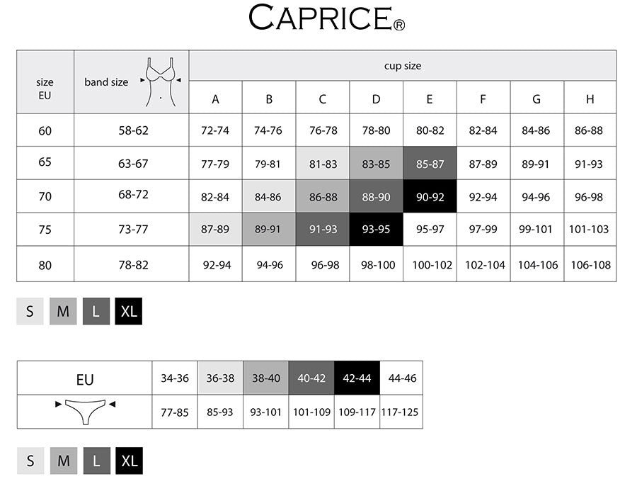 Caprice Shoes Size Chart