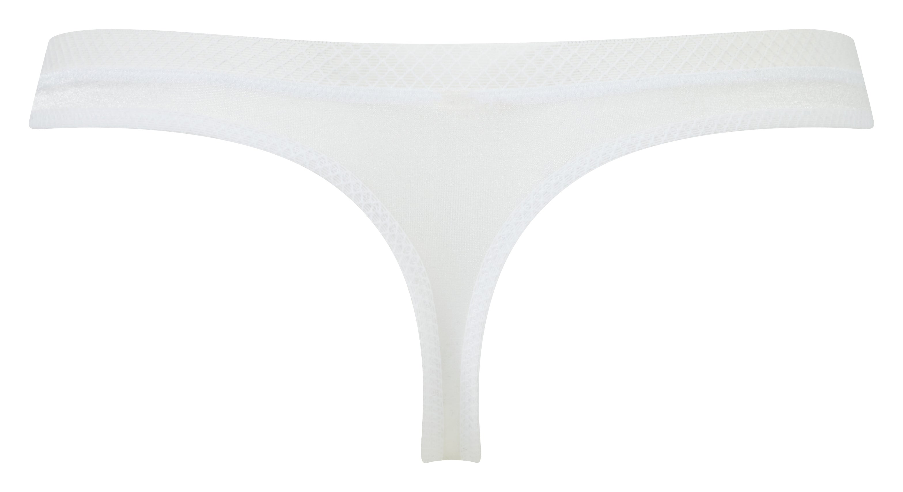 Sheer See Through Thong Panty Gossard Glossies White 6276 — Lavinia