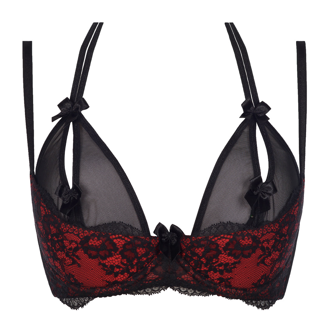 Sexy Sheer Peek-a-Boo Bra | Fast Shipping Free Returns @ Lavinia Lingerie