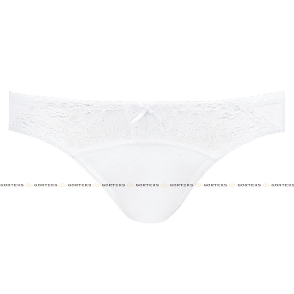 Semi Sheer Low Rise Bikini Panty White Lingerie Fast Shipping Free