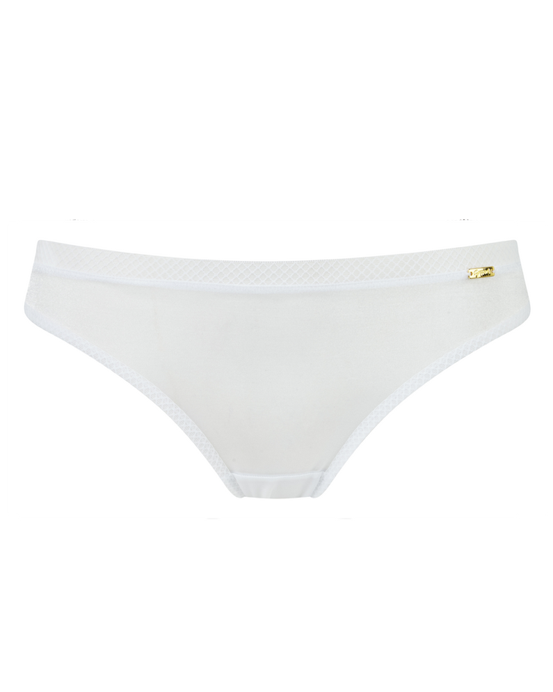 Sheer See Through Thong Panty Gossard Glossies White 6276 — Lavinia