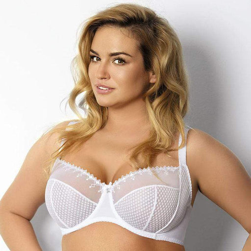 LIGHTLY PADDED FULL COVERAGE BRA KINGA NATI (KGBC451) White Cage Bra