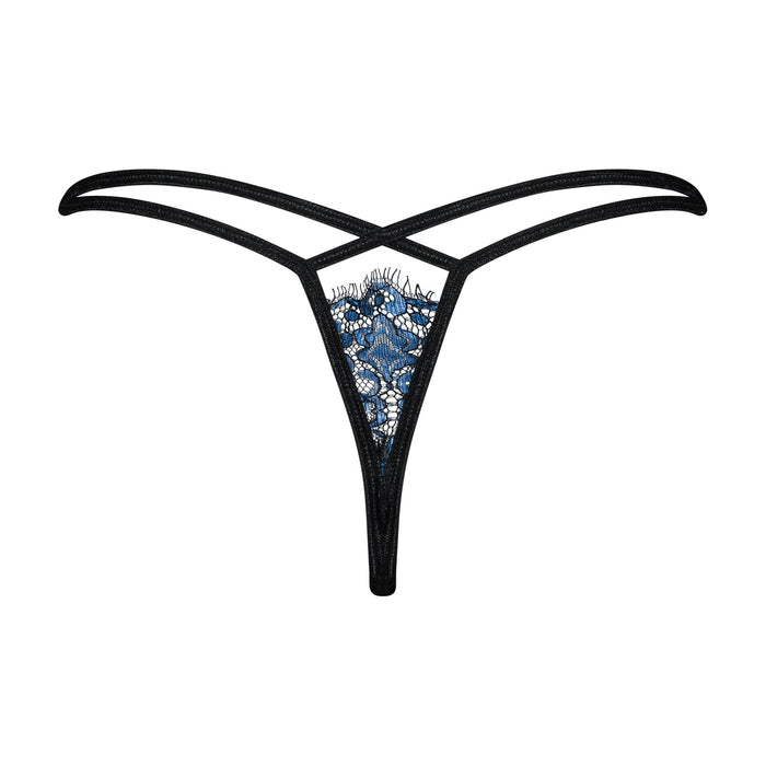 Sexy Lace Thong Panty Obsessive Yassmyne Black 10393 Lingerie — Lavinia