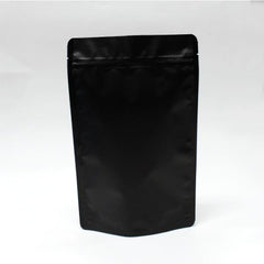 Matte Black stand up pouch 