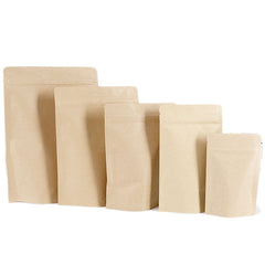 Kraft Paper Stand Up Pouches