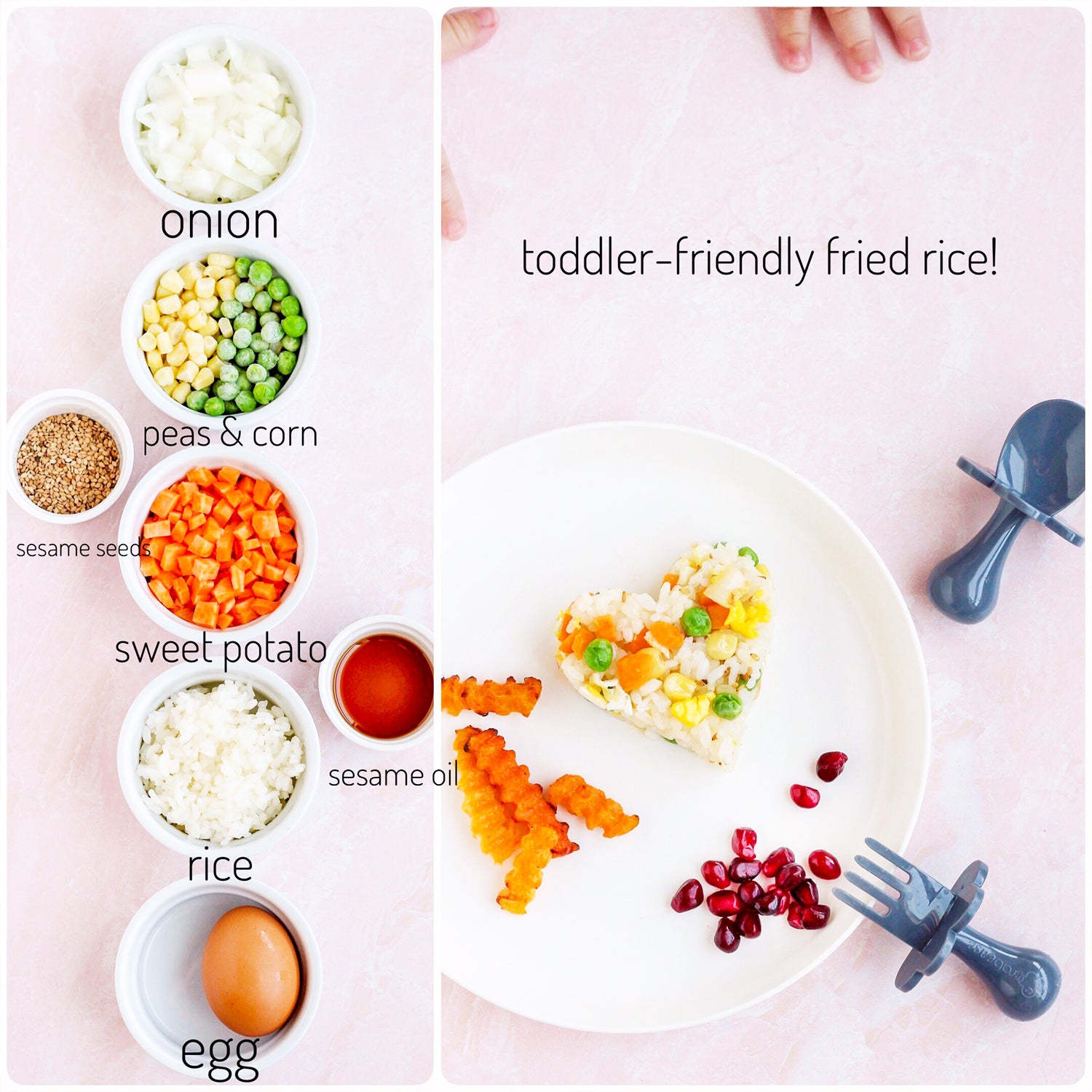 Easy Fried Rice for Baby - grabease by elli&nooli