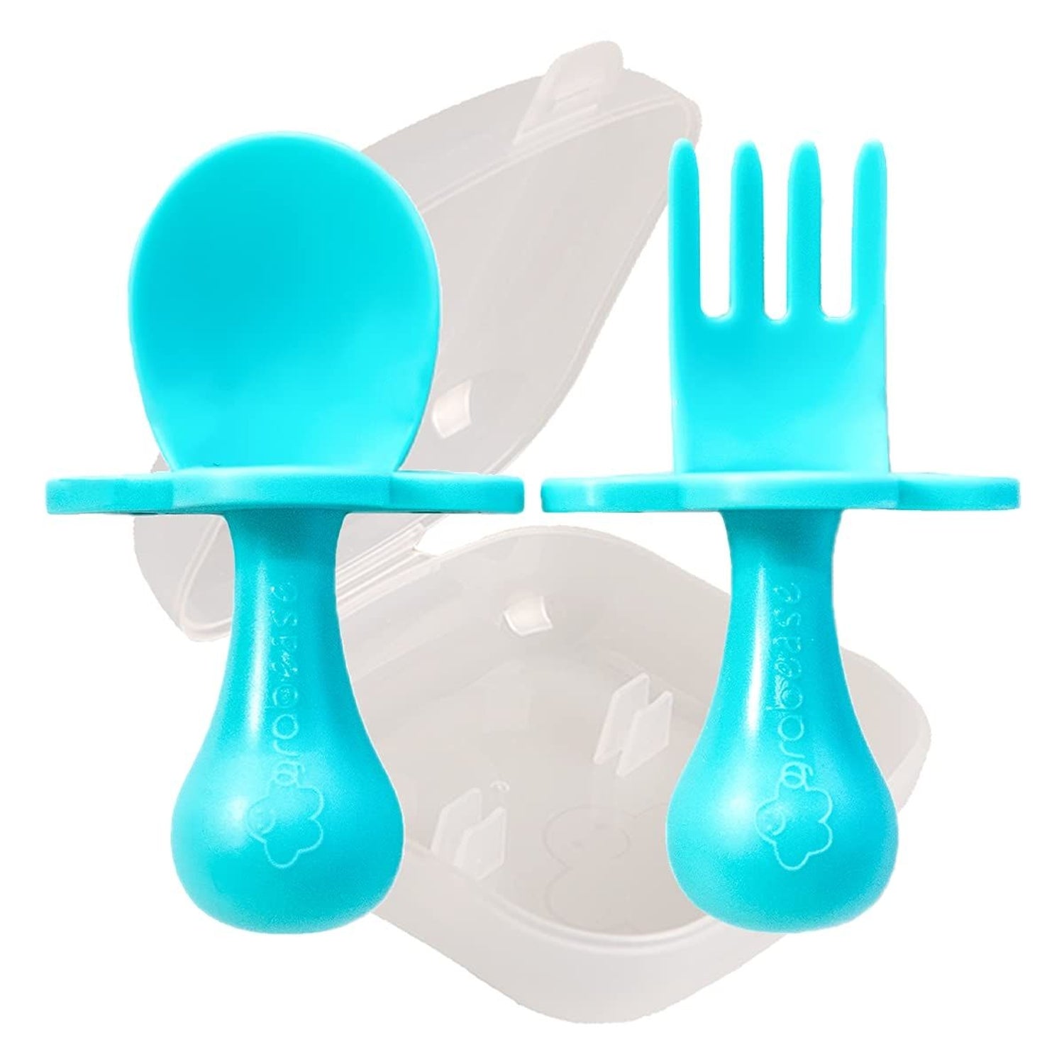 Spoon & Fork Set, Teal