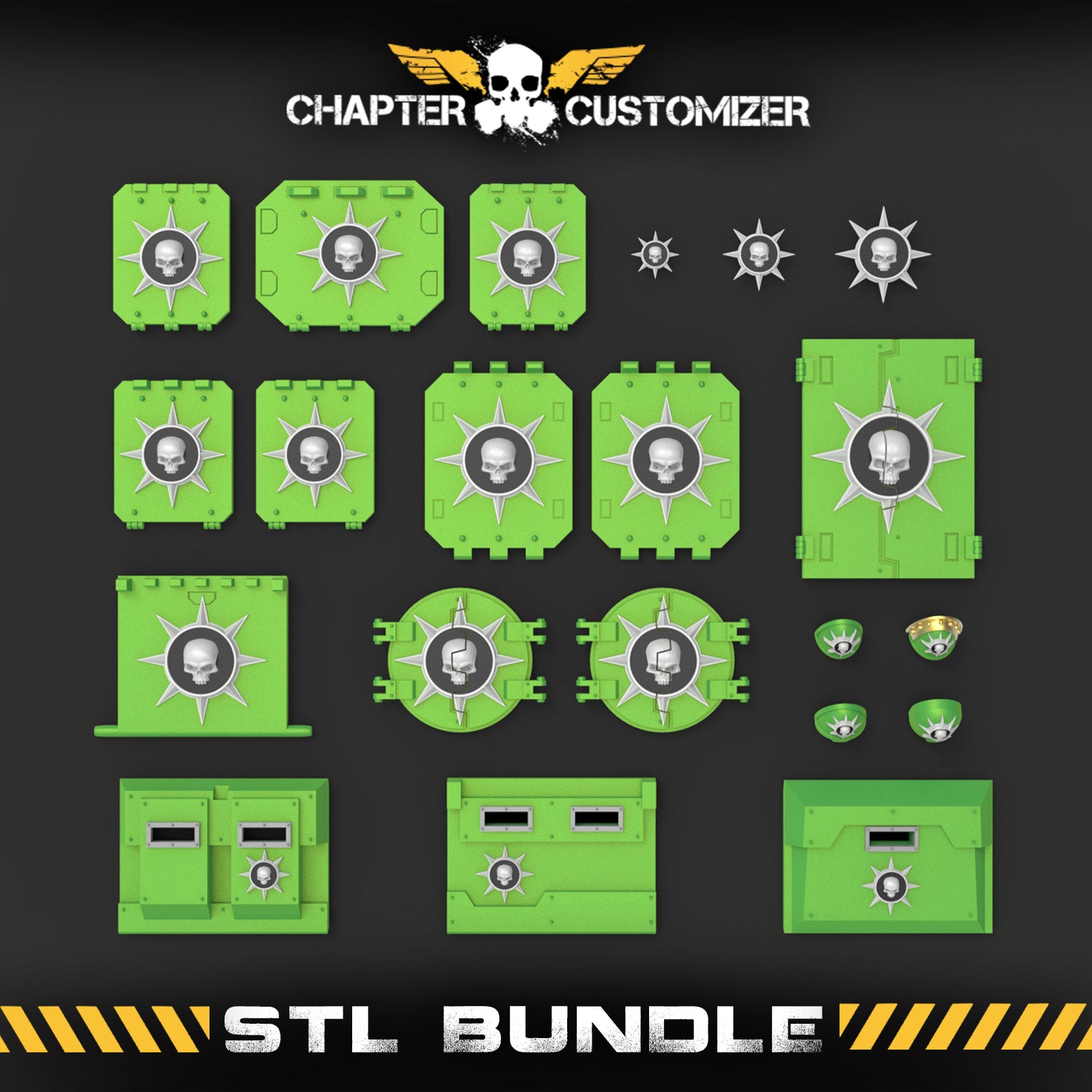 Skull Star Halo I STL Chapter Bundle