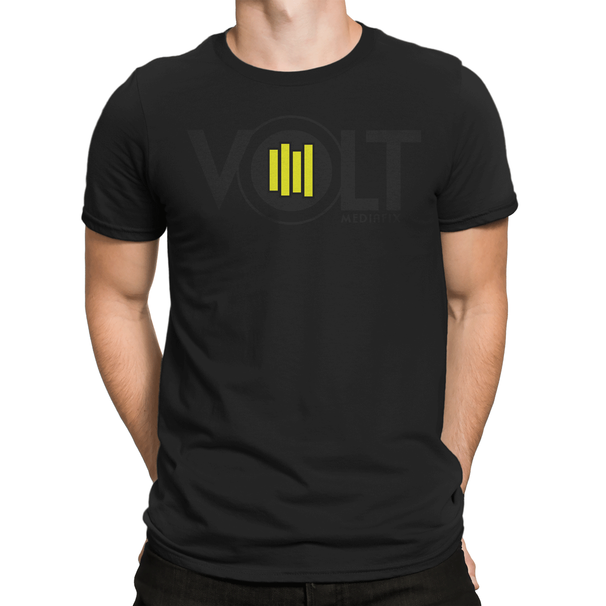 black and volt t shirt