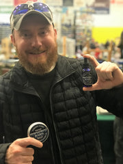 Permafrost Beards Alaskan Beard Oil and Beard Balm with a guitar pick in the tin. Made in Fairbanks Alaska USA, proudly worn after vigorous testing by Alaskans. Get the best beard products in the world here.
