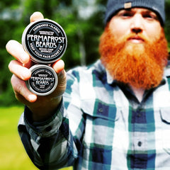 Permafrost Beards Alaskan Beard Balm and Oil. Made In Alaska beard products and mustache wax. Where to buy beard products in Alaska. Best beard care products. Become beard famous.