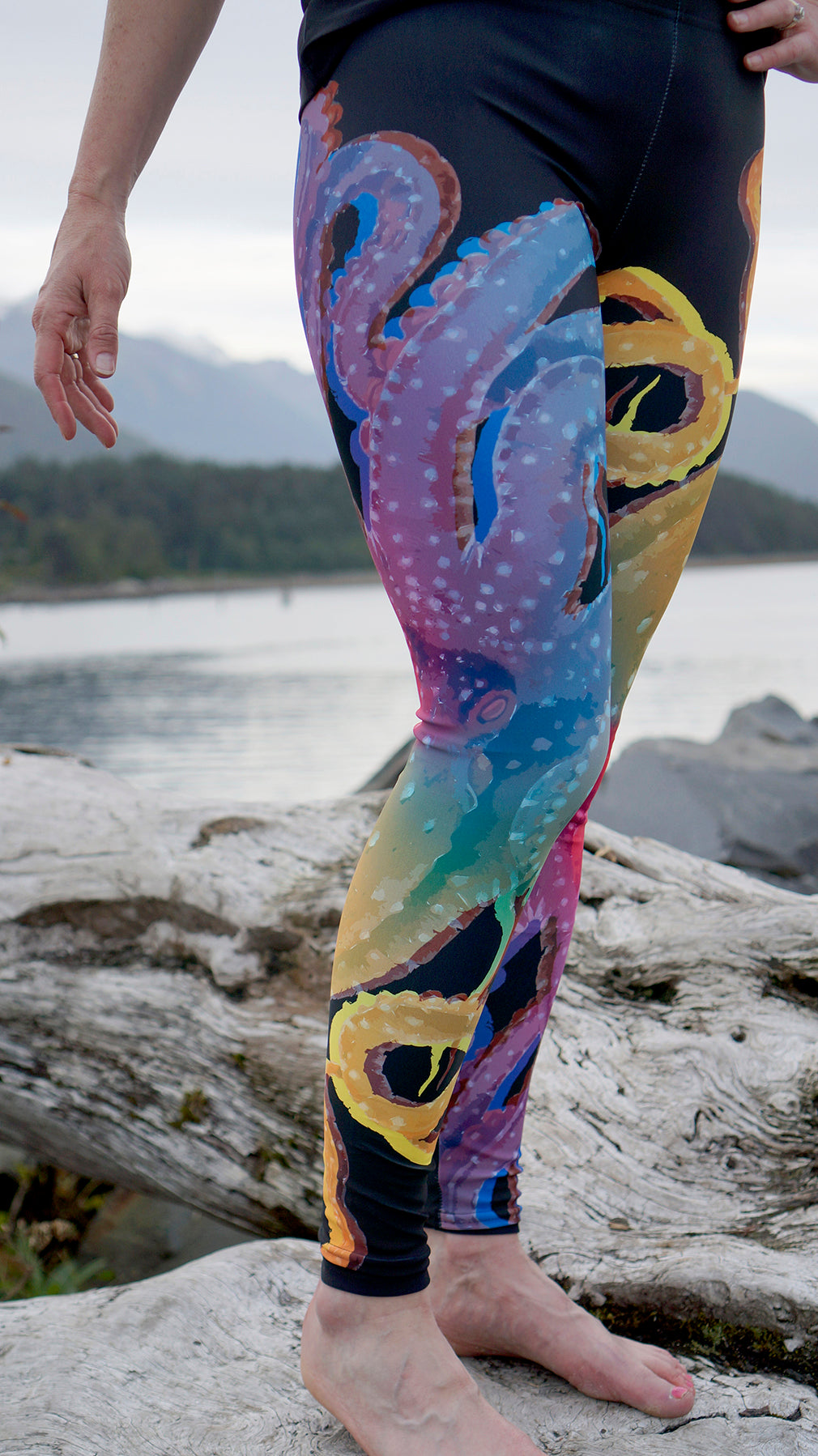 Octopus Rainbow Yoga Leggings – 57 Peaks