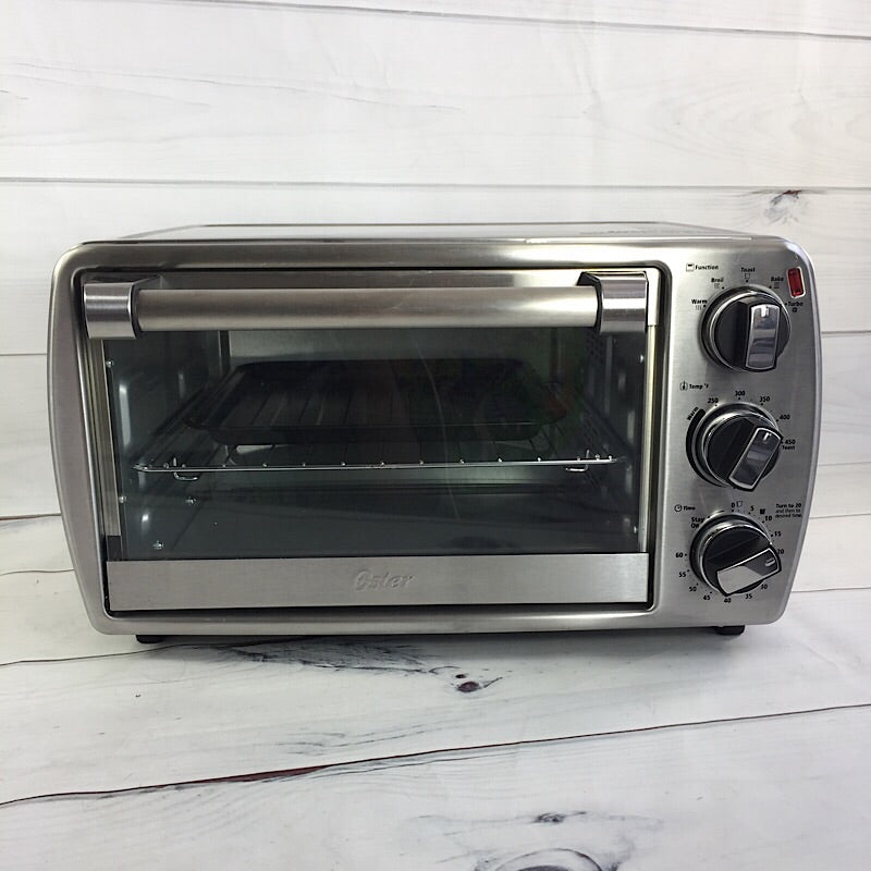 Oster 6 Slice Convection Countertop Oven Brushed Stainless Steel