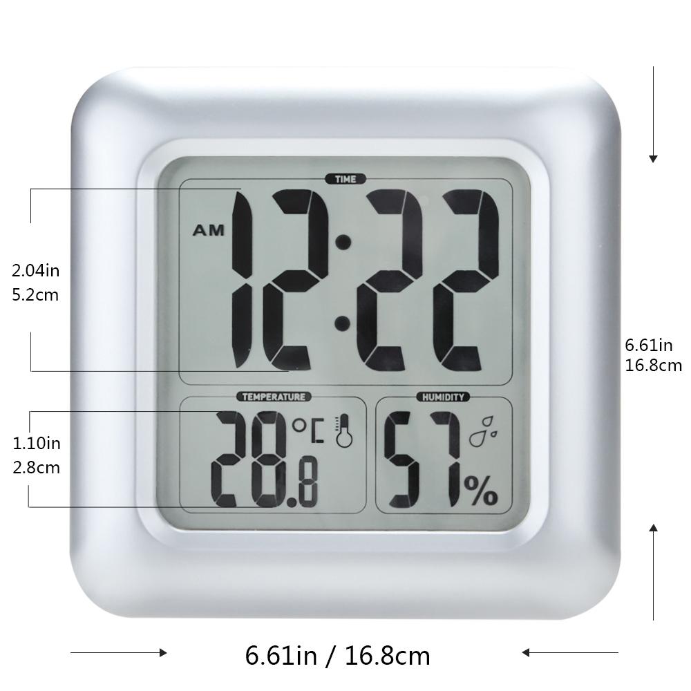 baldr waterproof shower clock