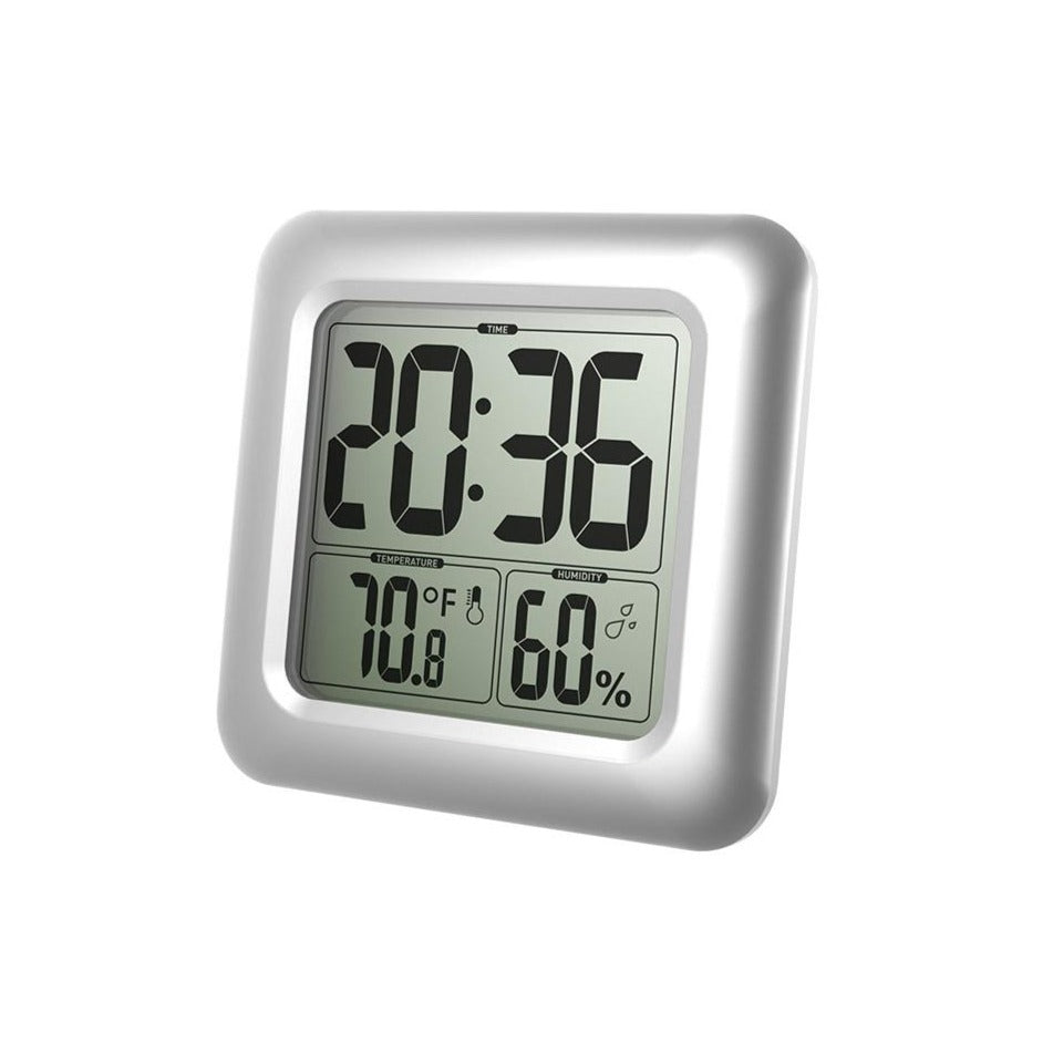 BALDR Wireless Indoor/Outdoor Weather Station - Thermometer & Hygrometer -  Temperature & Humidity - Constant Backlight - Power Adapter Included