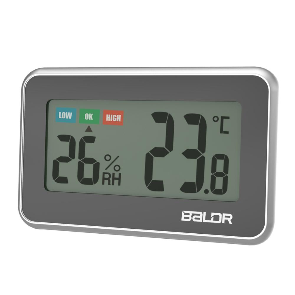 BALDR Digital Mini Thermometer/ Hygrometer Mini Wireless w/humidity gauge