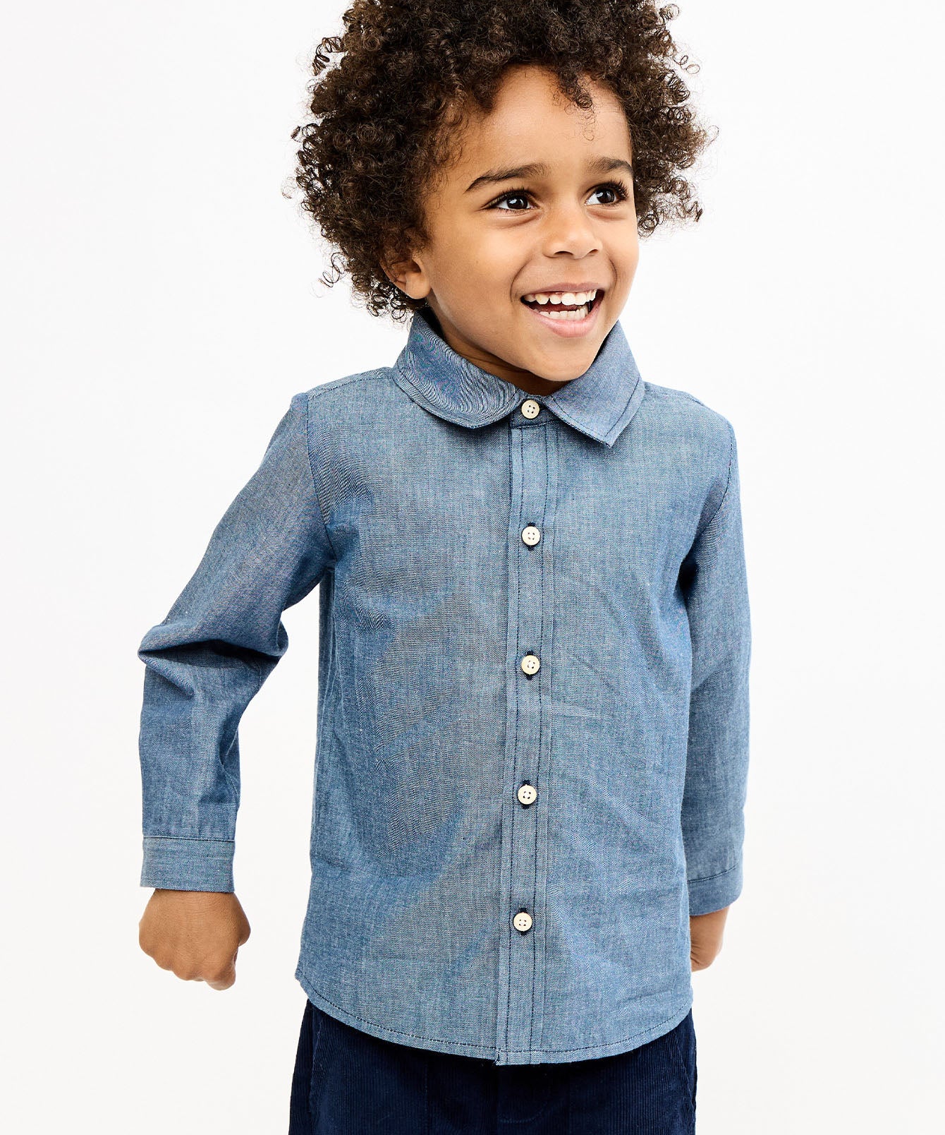 JeffieShirt Denim ModelView 2