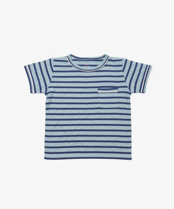 Striped Monogram Pocket T-Shirt Dress - Women - Ready-to-Wear