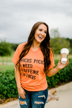 Hocus Pocus Tee - Heather Orange