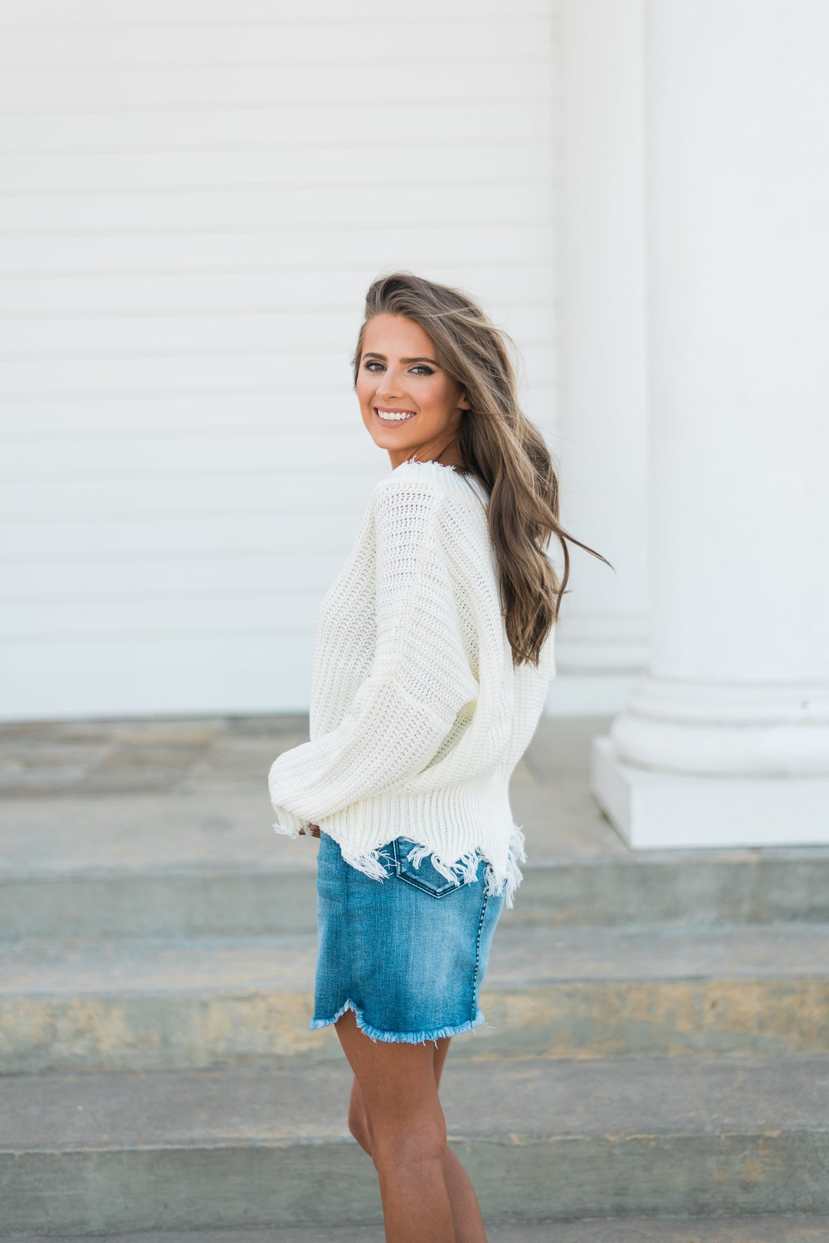 frayed sweater boutique